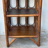 Rattan shelf