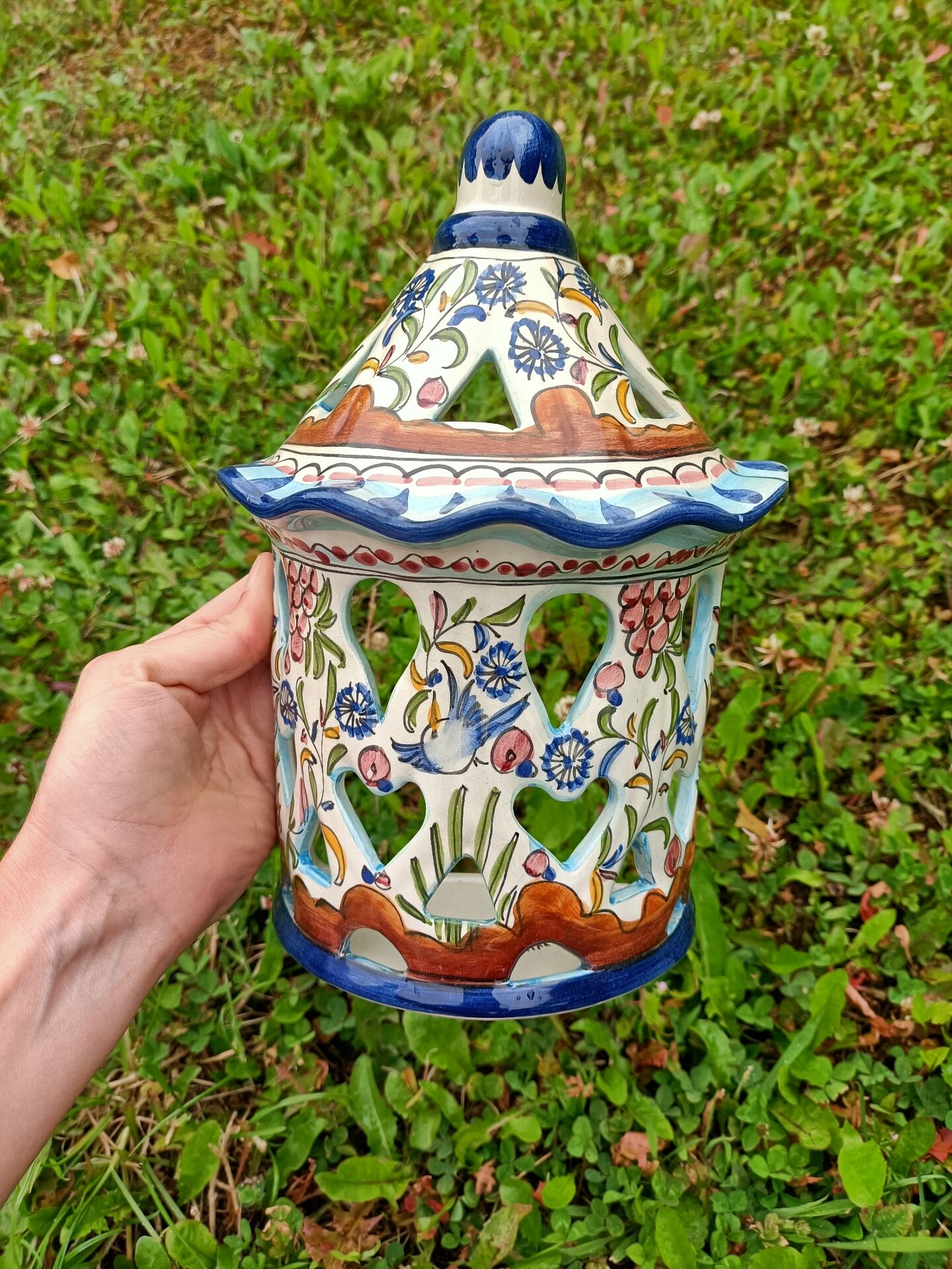 Retro wall sconces pottery Portugal 💐