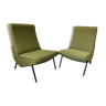 Pair of chair warmers Pierre Guariche Airborne 1960 vintage