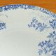 Porcelain plate St Amand model Fruits blue