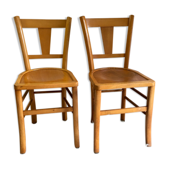 Pair of bistro chairs 60