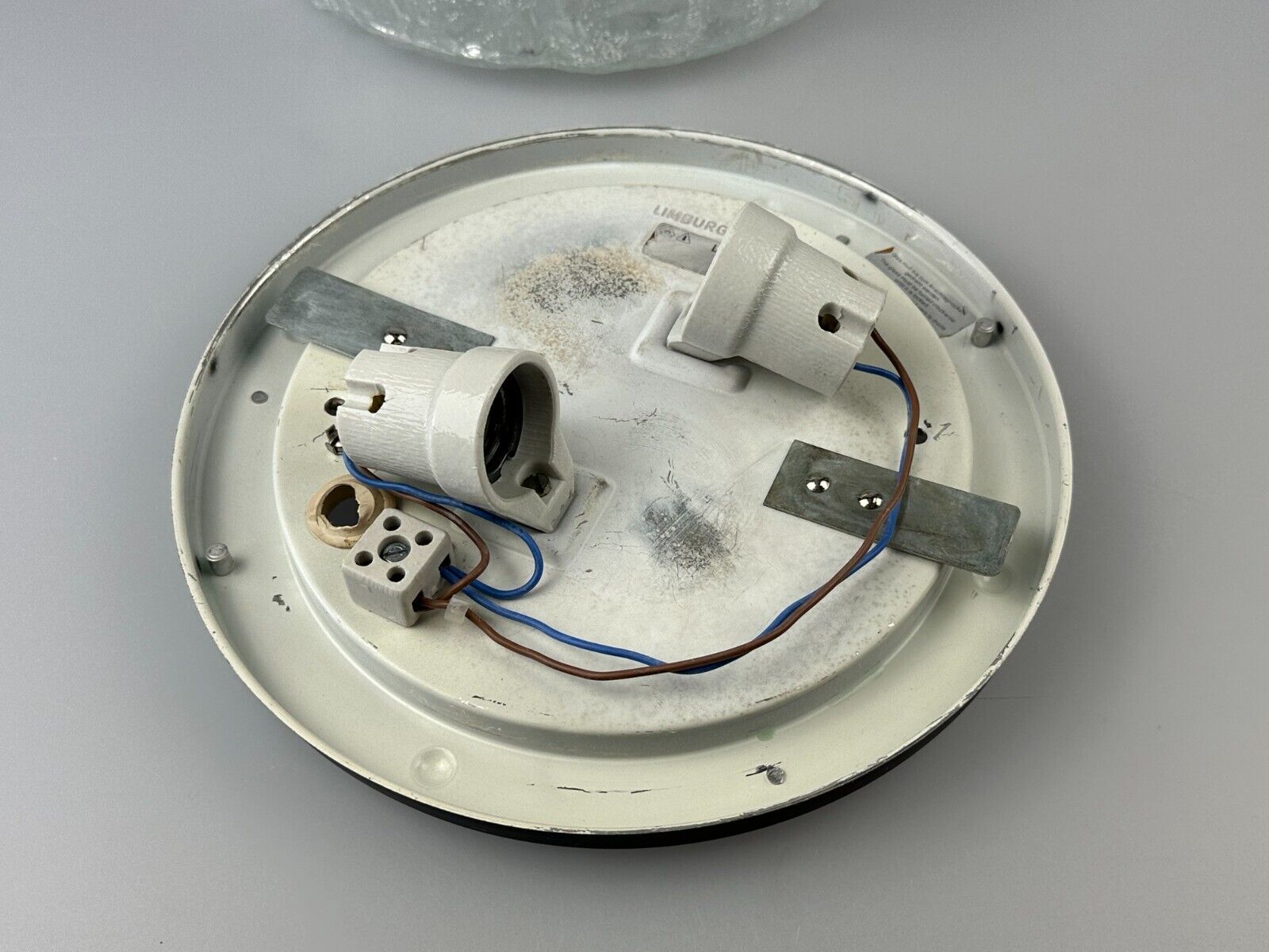 60s 70s ceiling lamp Glashütte Limburg Germany Plafoniere Space Age