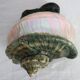 Huge vintage polished green mother-of-pearl turban shell