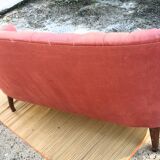 Napoleon III-style sofa padded