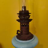 Electrified kerosene lamp