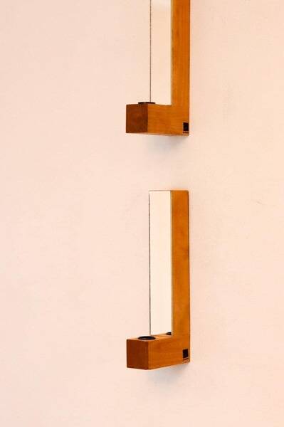 Pair of mid-century Scandinavian sconces