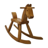 Mid century solid wood rocking horse by Kay Bojesen, Denmark 1950s