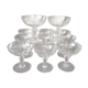 SUITE OF 11 GLASSES OF CHAMPAGNE IN CRYSTAL PERIOD LOUIS PHILIPPE