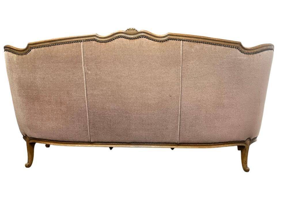 Baroque vintage rose sofa / three-seater / sofa