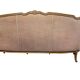 Baroque vintage rose sofa / three-seater / sofa
