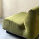 Olive green velvet armchair Slipper Chair Herman Miller USA 1970