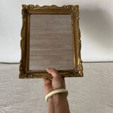 Small molded gilded mirror
