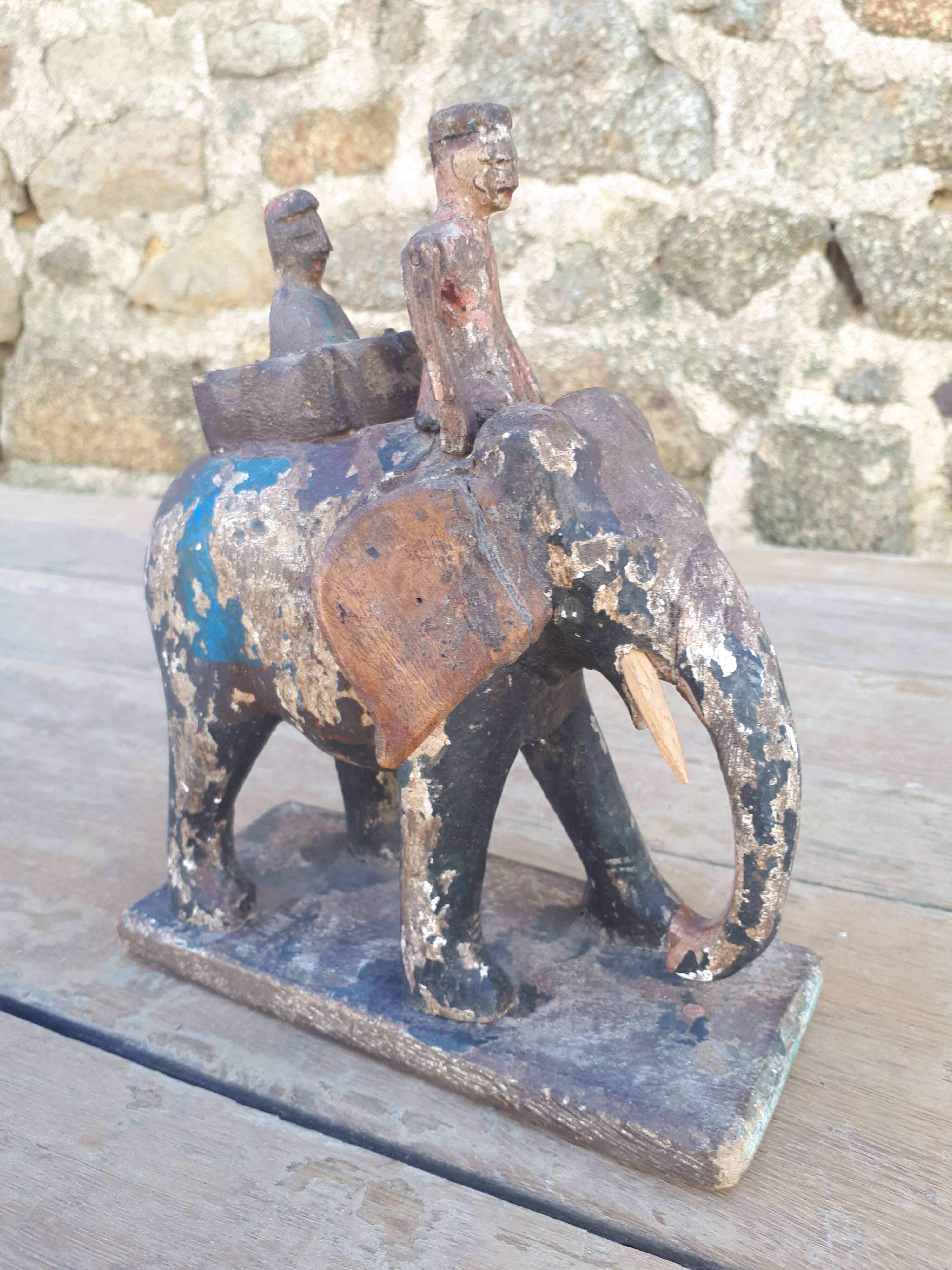 Ancient indian elephant toy