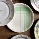 Lot de 12 assiettes plates vintage dépareillées