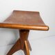 Swiss adjustable piano stool 1945 rocket foot