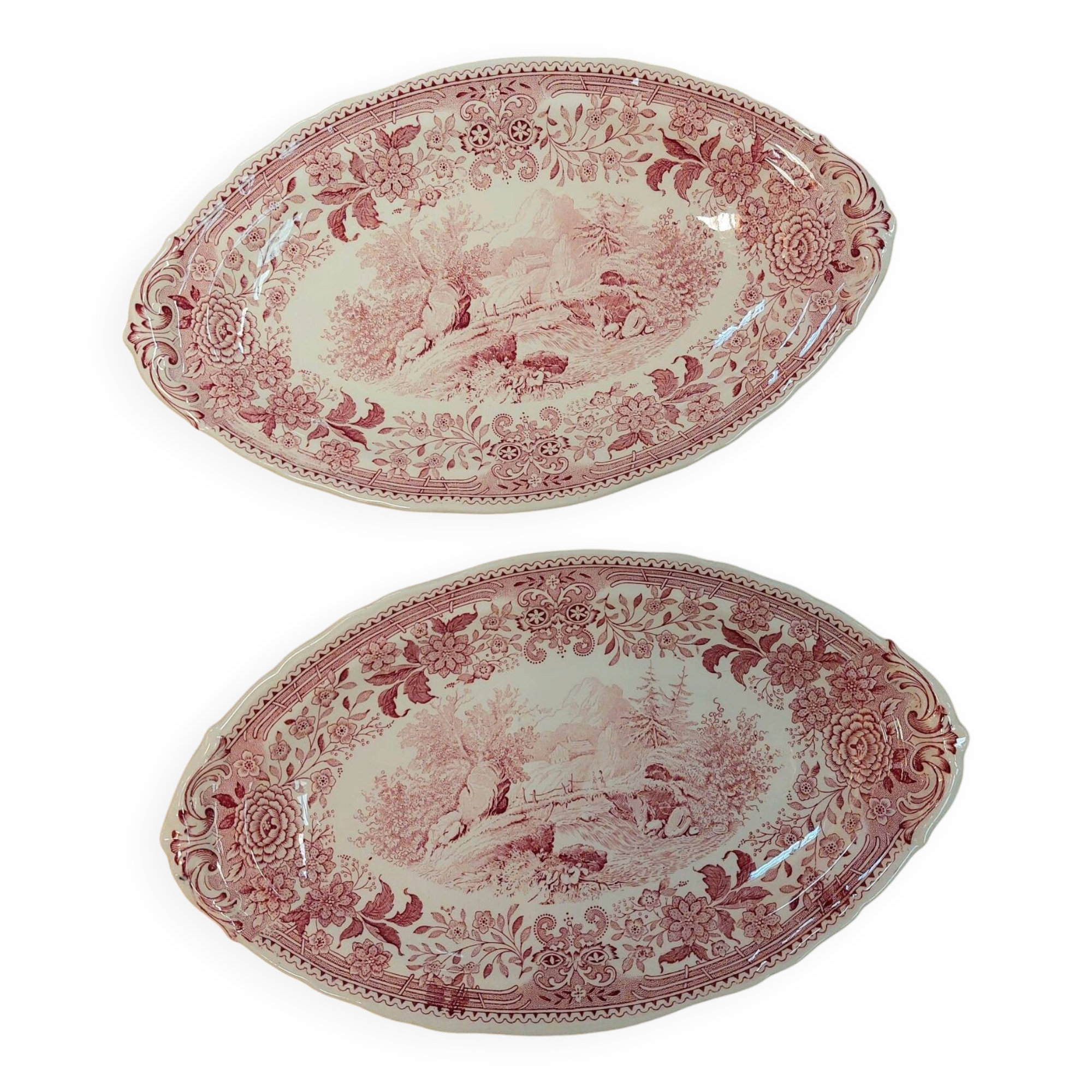 Pair of Villeroy & Boch serving dishes
