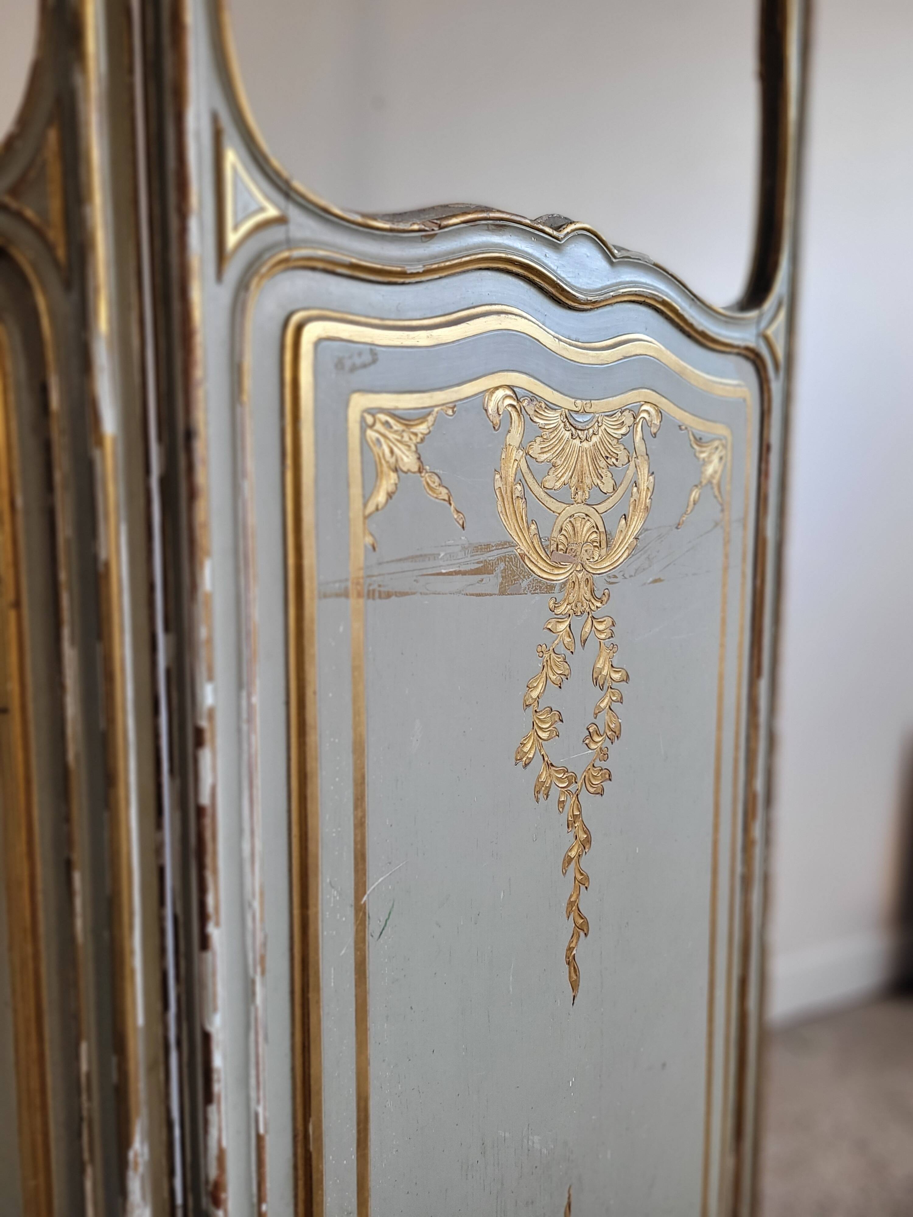 Three-panel screen, early 19th century.