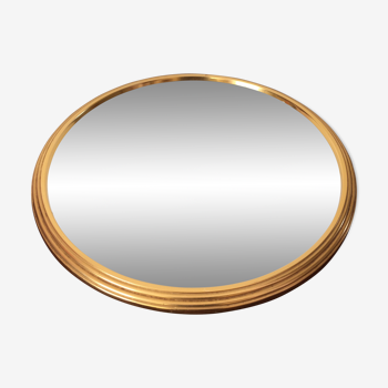 Plateau miroir rond diamètre 28,5 cm