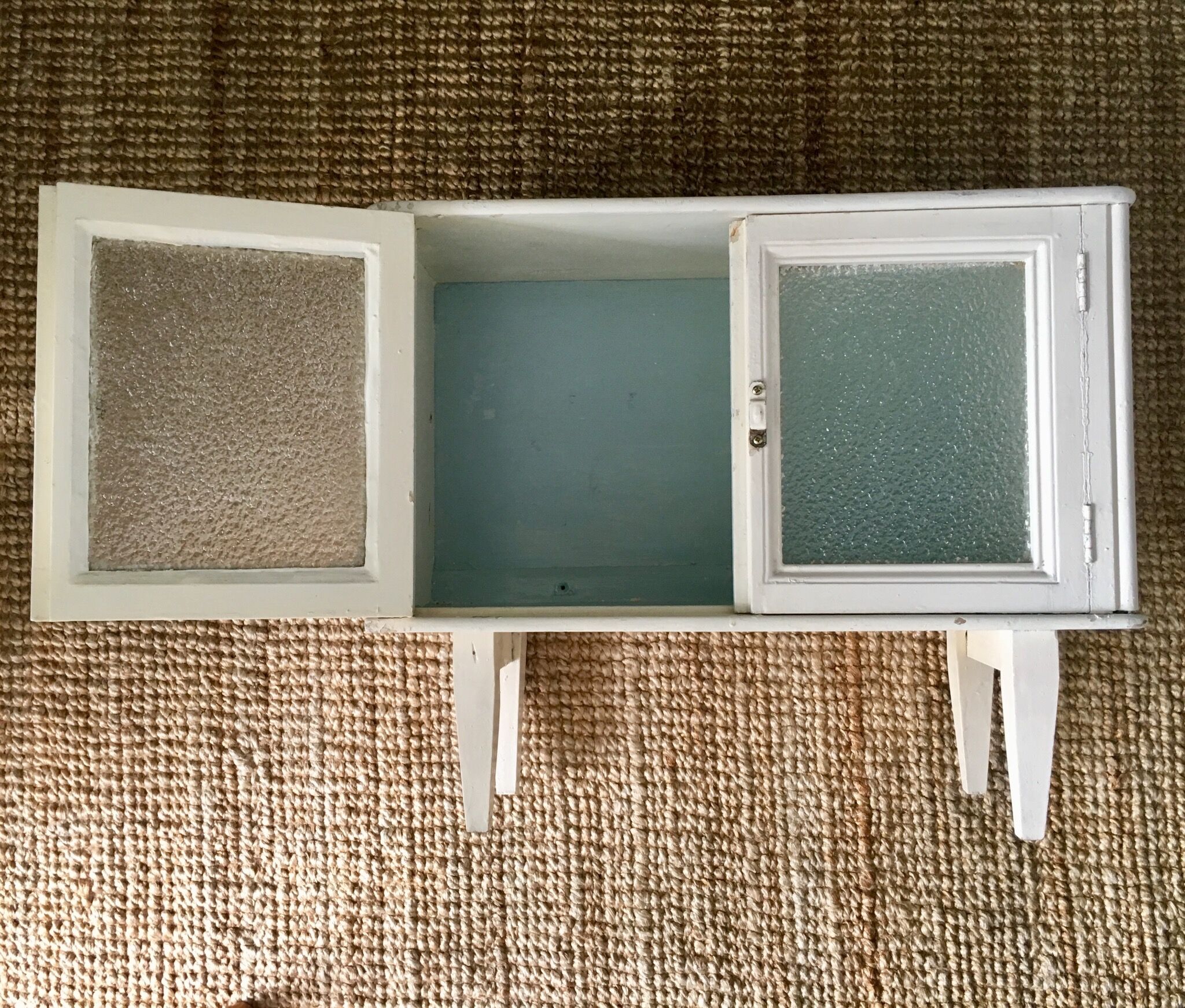 Vintage window furniture on feet