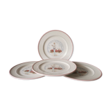 Assiettes Art nouveau Primula