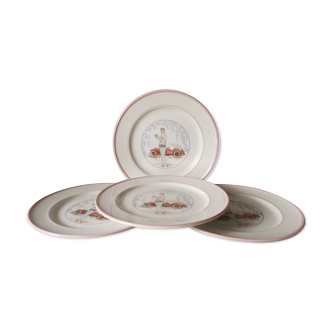 Art Nouveau Primula Plates