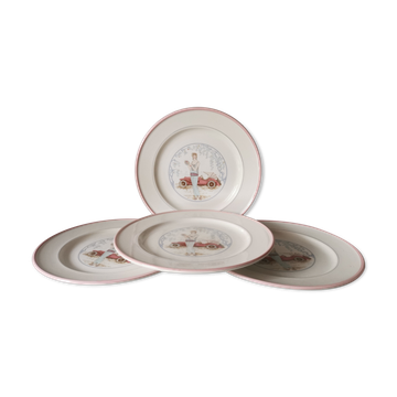 Art Nouveau Primula Plates