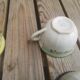 4 badonviller coffee cups colorful and golden decor