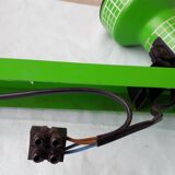 Green wall light with 2 adjustable spotlights