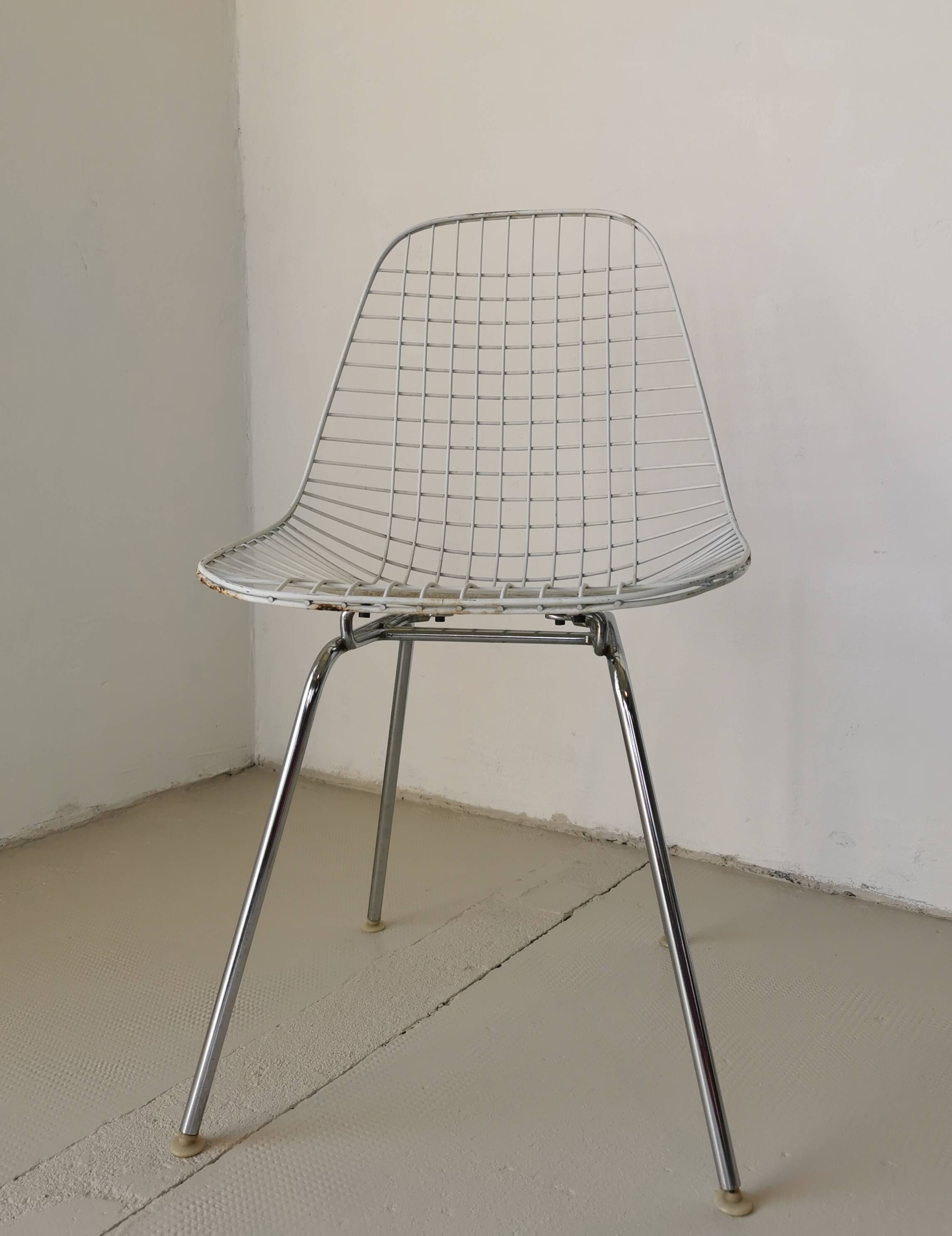 Eames DKX wire chair for Herman Miller