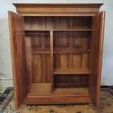 Charles x style cabinet in elm magnifying glass veneer