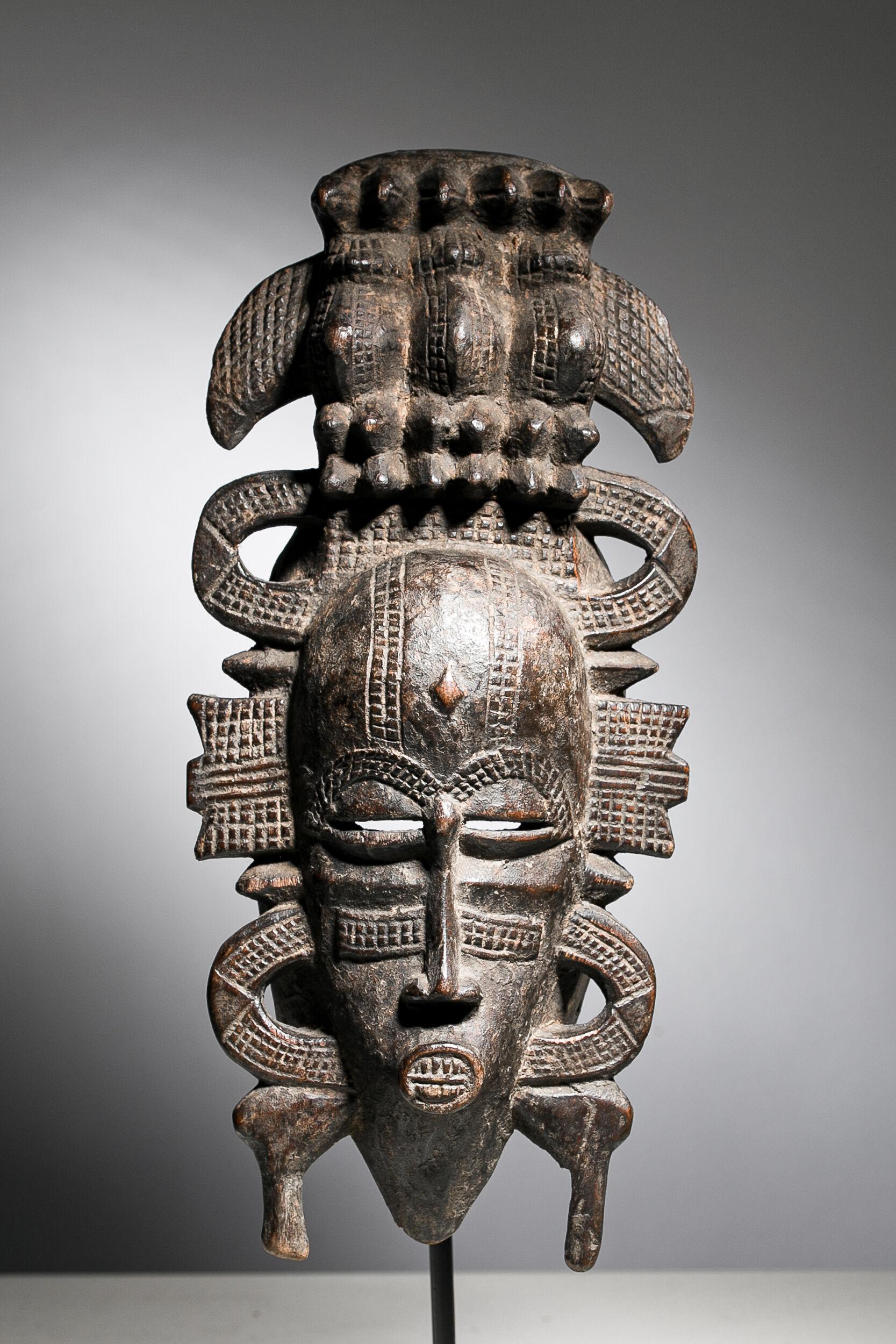 African mask - Ethnic decoration of Côte d'Ivoire