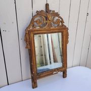 Miroir en bois doré et stuc, style Louis XVI, XIXème