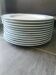 Assiette plate décor bleu Porcelaine de Sologne– 26 cm
