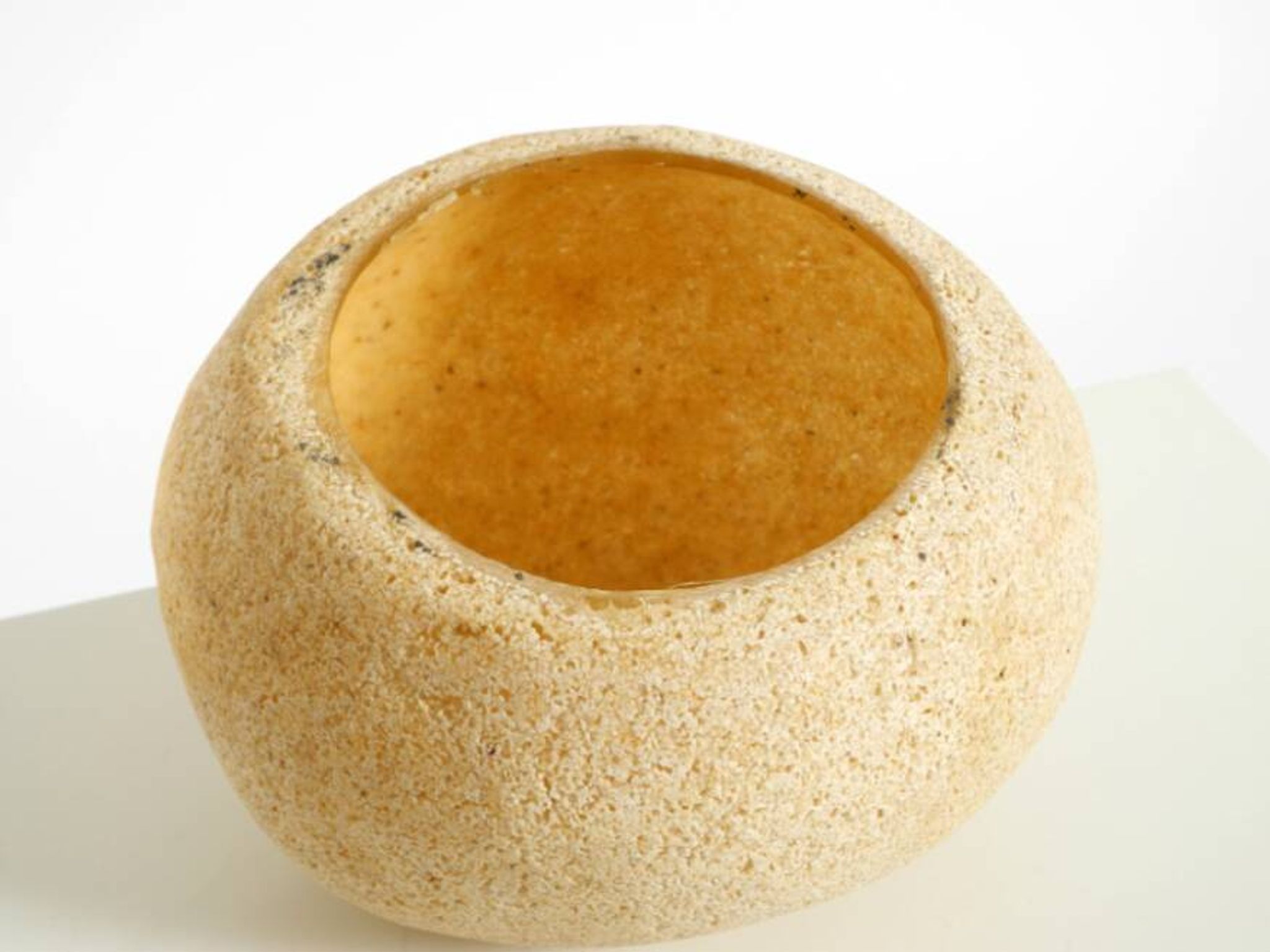 Original 1970s moon rock table lamp by André Cazenave for Tecta