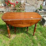 Table 6 pieds ancienne avec rallonge