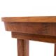 Dining table with four chairs, first half of the 20th century. After renovation.