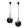 Duo de suspensions aluminium Erco 1970