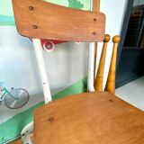 Pair of vintage school chairs