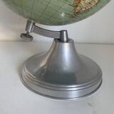 Taride Vintage Aluminum Globe 1940 World Map - 37 cm