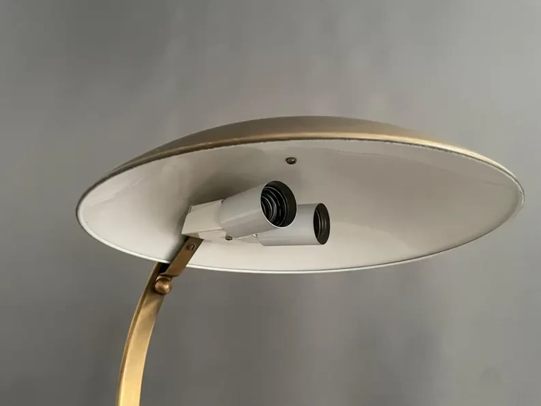 Brass table lamp, model Hillebrand 7613, 1960s