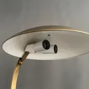 Brass table lamp, model Hillebrand 7613, 1960s