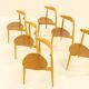 Heart dining set, designed by Hans Wegner for Fitz Hansen,  Denmark 1960s