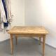 Table de ferme en bois brut