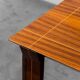 Table en bois et métal 1970 vintage modernisme