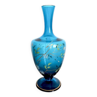 Crystal jar – azul – art noveau