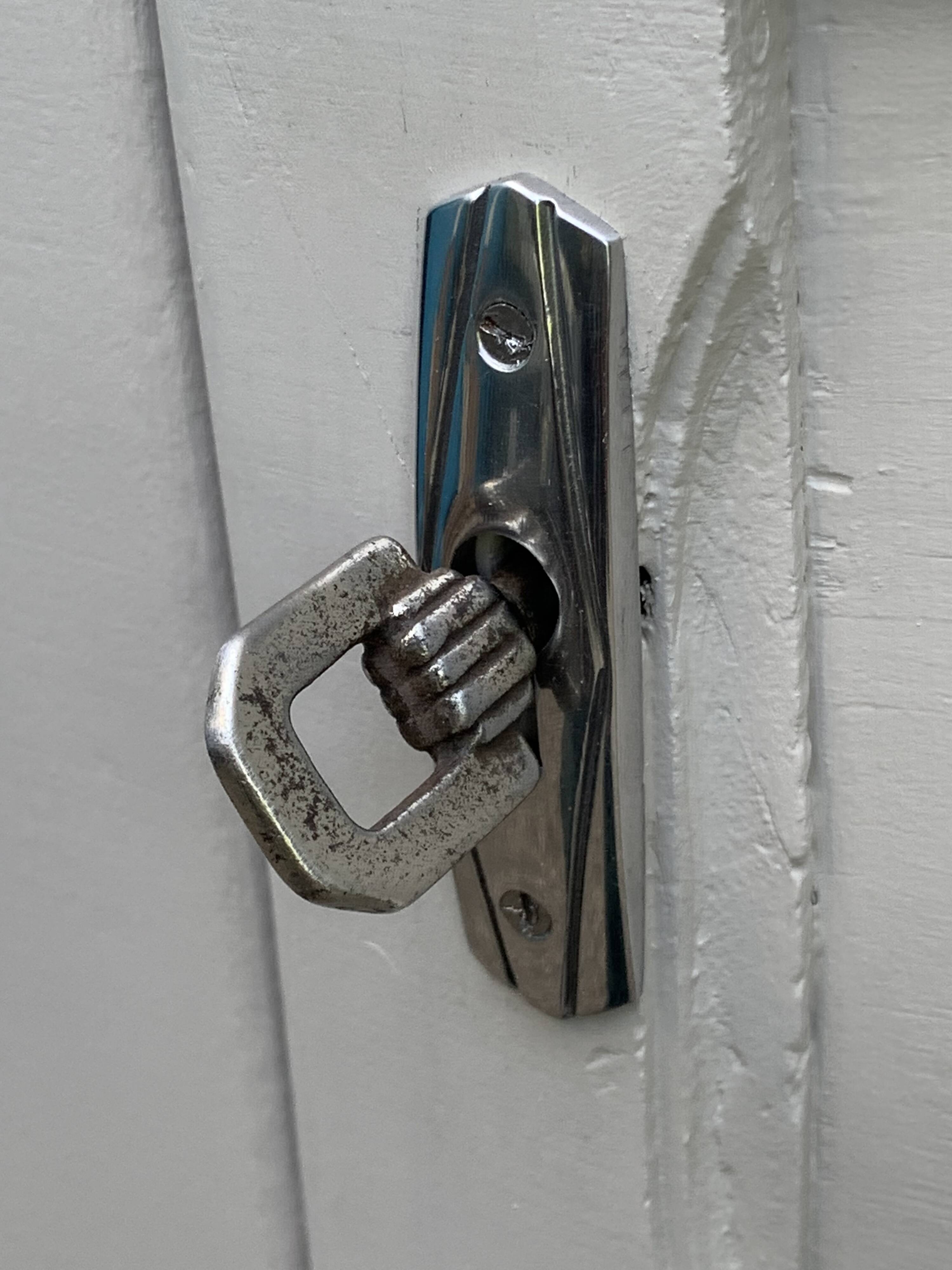 Antique Parisian paneled wardrobe, 1940