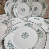 6 assiettes à dessert Terre de Fer