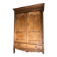 Antique solid wood wardrobe (oak)