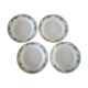 4 plates iron earth Mimosa Creil-Montereau