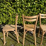 Set of 4 bistro chairs Baumann matt colorless varnish